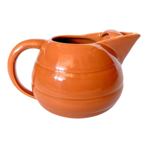 Vintage Bauer Terra Cotta Beehive Pottery Pitcher