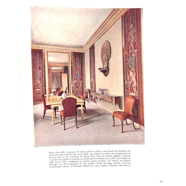 "Decoration De France: Appartements Et Hotels Particuliers" 1949 Carlhian, Andre For Sale In New York - Image 6 of 11