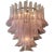 Murano Saddle Waterfall Chandelier in Pink For Sale