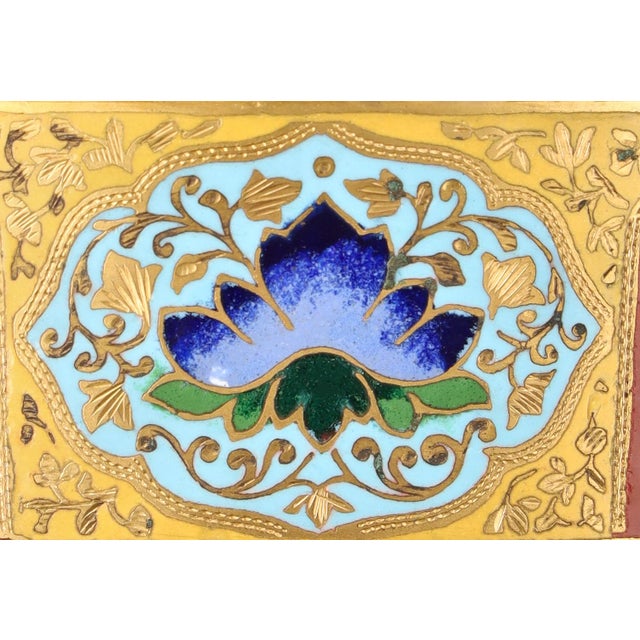 Gold Napoleon III Cup in Onyx and Gilt Bronze with Polychrome Enamel, 1880 For Sale - Image 8 of 14