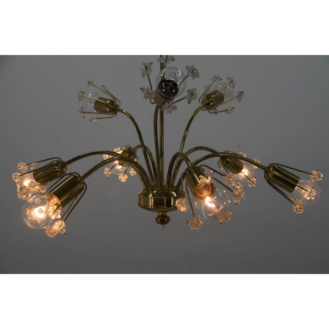 9-Light Chandelier by Emil Stejnar for Rupert Nikoll, Austria, 1950s For Sale - Image 11 of 13