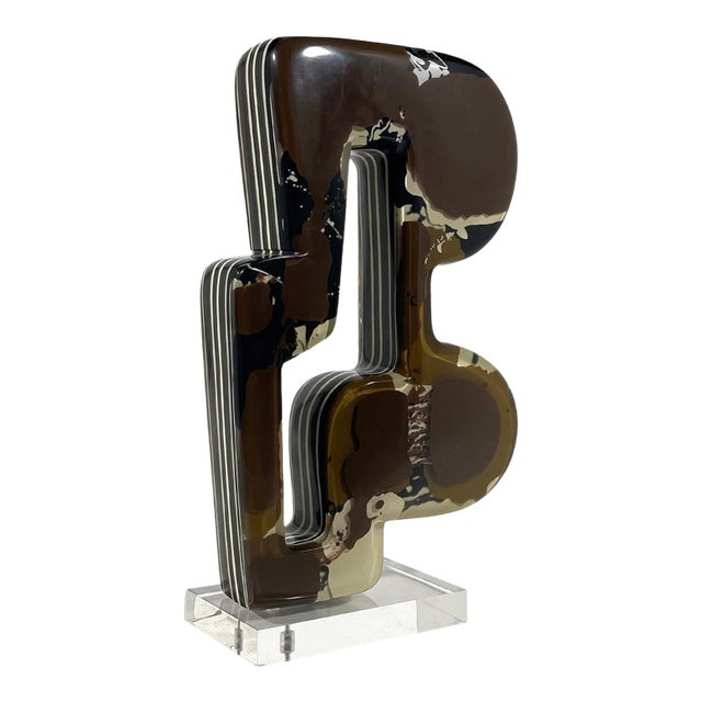 Salvatore Zagami Abstract Resin Sculpture For Sale