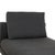 Nuvola Fabric Lounger in Grey Anthracite from Rolf Benz For Sale - Image 4 of 13