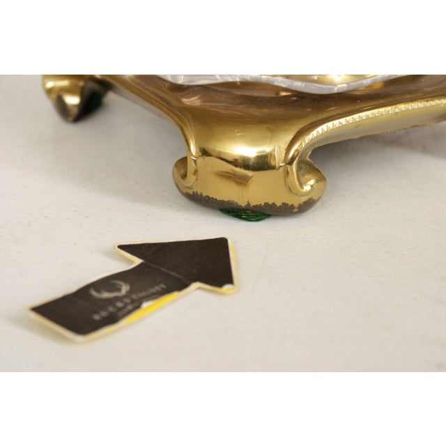 Metal Cofrac Art Verrier Style French Crystal Table Lamp For Sale - Image 7 of 12