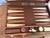 Large Vintage Complete Backgammon Game in Case For Sale - Image 4 of 9