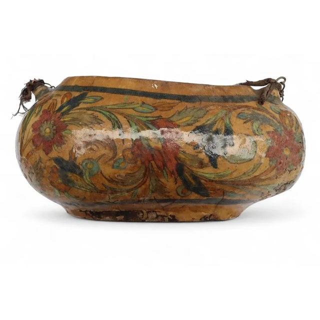 Ceramic Polychrome Pottery Kashkul Bowl, 1950s For Sale - Image 7 of 18