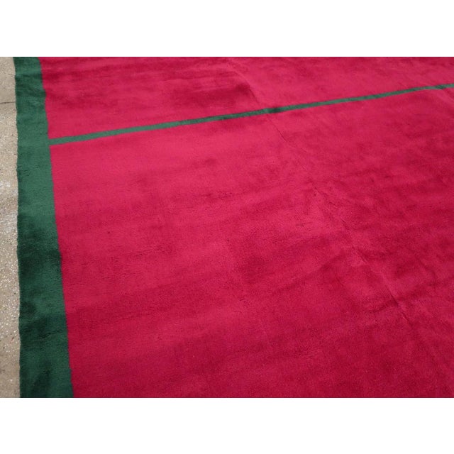 Mid 20th Century Galerie Shabab Collection Mid-20th Century Turkish Anatolian Minimalistic Carpet For Sale - Image 5 of 10
