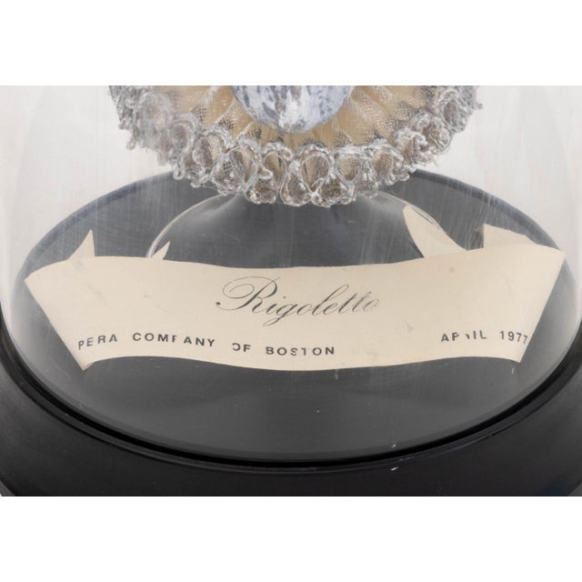 Italian Rigoletto Mixed Media Bust Sculpture, Opera Company of Boston, April 1977 For Sale - Image 3 of 10