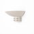 Vintage semicircular shaped wall lamp made of natural alabaster stone with details in chromed plated metal. Requires one...