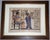 1970s Framed Vintage Egyptian Scene Handpainted on Papyrus For Sale - Image 5 of 12