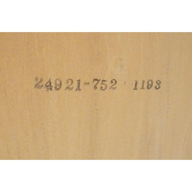 Thomasville Furniture Fisher Park Collection 99" Oval Dining Table W. Basket Weave Parquet Top 24921-752 For Sale - Image 12 of 12
