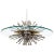 Sputnik Sunburst Chandelier, 1970s For Sale - Image 9 of 9