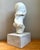 White Vintage Carved Marble Head Sculpture For Sale - Image 8 of 18