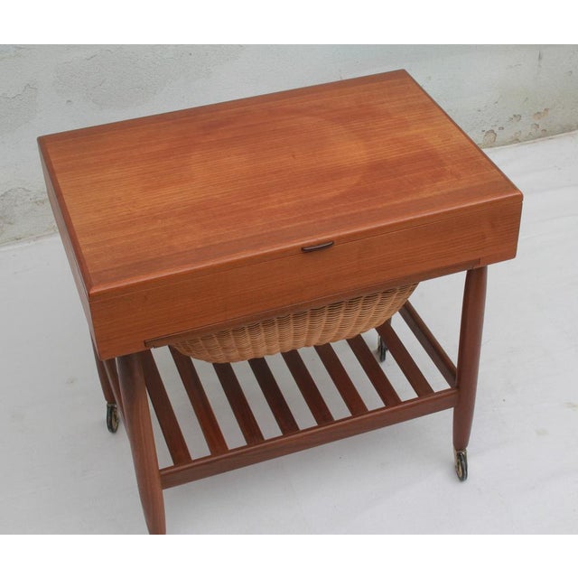 1960s Vintage Teak Storage Basket, 1965 For Sale - Image 5 of 10