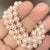 Traditional Akoya Pearl Necklace 14k Gold 18" 8 mm Certified For Sale - Image 3 of 7