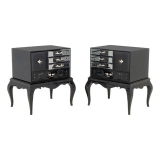 Boca Do Lobo "Brooklyn" Bedside Cabinets, Pair For Sale