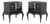 Boca Do Lobo "Brooklyn" Bedside Cabinets, Pair For Sale