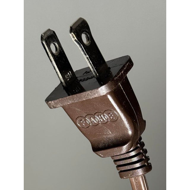 Vintage Carved Wood Floor Lamp With Pleated Fabric Shade For Sale - Image 6 of 8