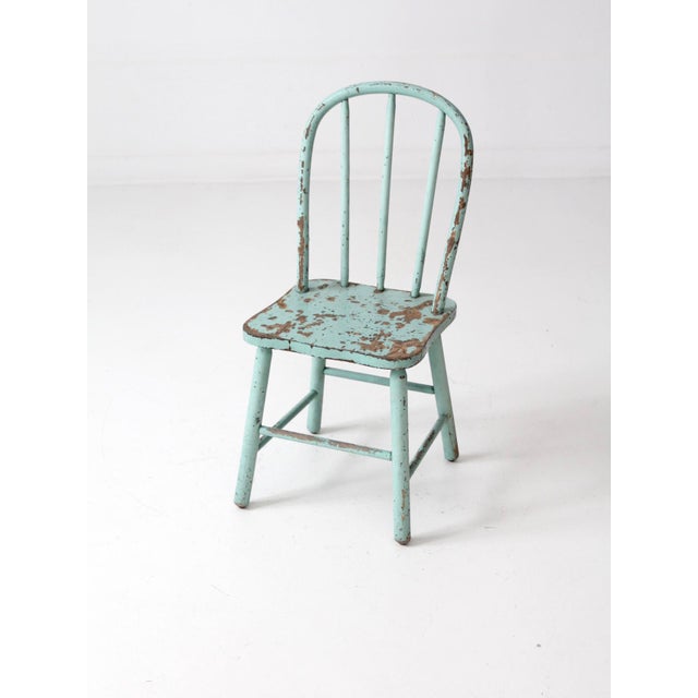 Vintage Children S Spindle Back Chair Chairish
