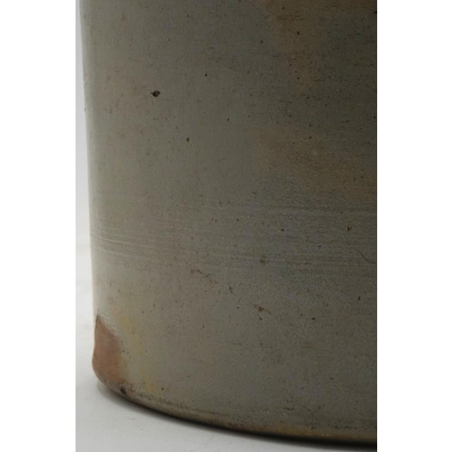 Blue Vintage a.j. Hedcomb Cider Blue Stoneware Jug For Sale - Image 8 of 10