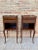 French Oak Nightstands with 2 Drawers, 1890s, Set of 2 For Sale - Image 3 of 14