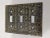 Mid-Century Modern Vintage 1960s Brass Switch Plate Attributed to James Mont For Sale - Image 3 of 5