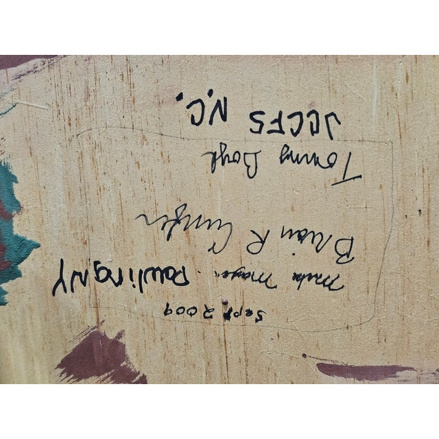 Primitive Fan Back Windsor Arm Chair Bench Made New York Artisian For Sale - Image 10 of 10