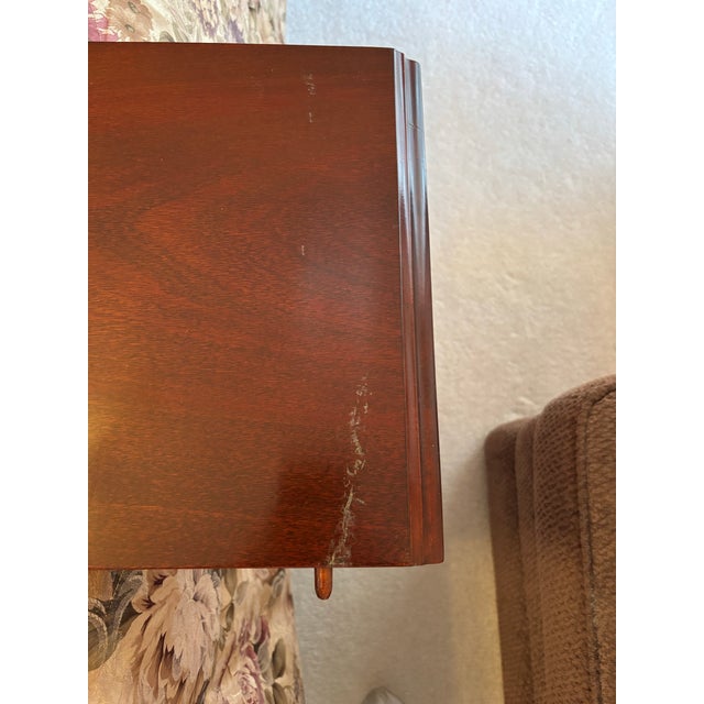 Early 20th Century Federal Revival Mahogany Convertible Extension Dining & Game Table With Three Leaves For Sale - Image 11 of 12