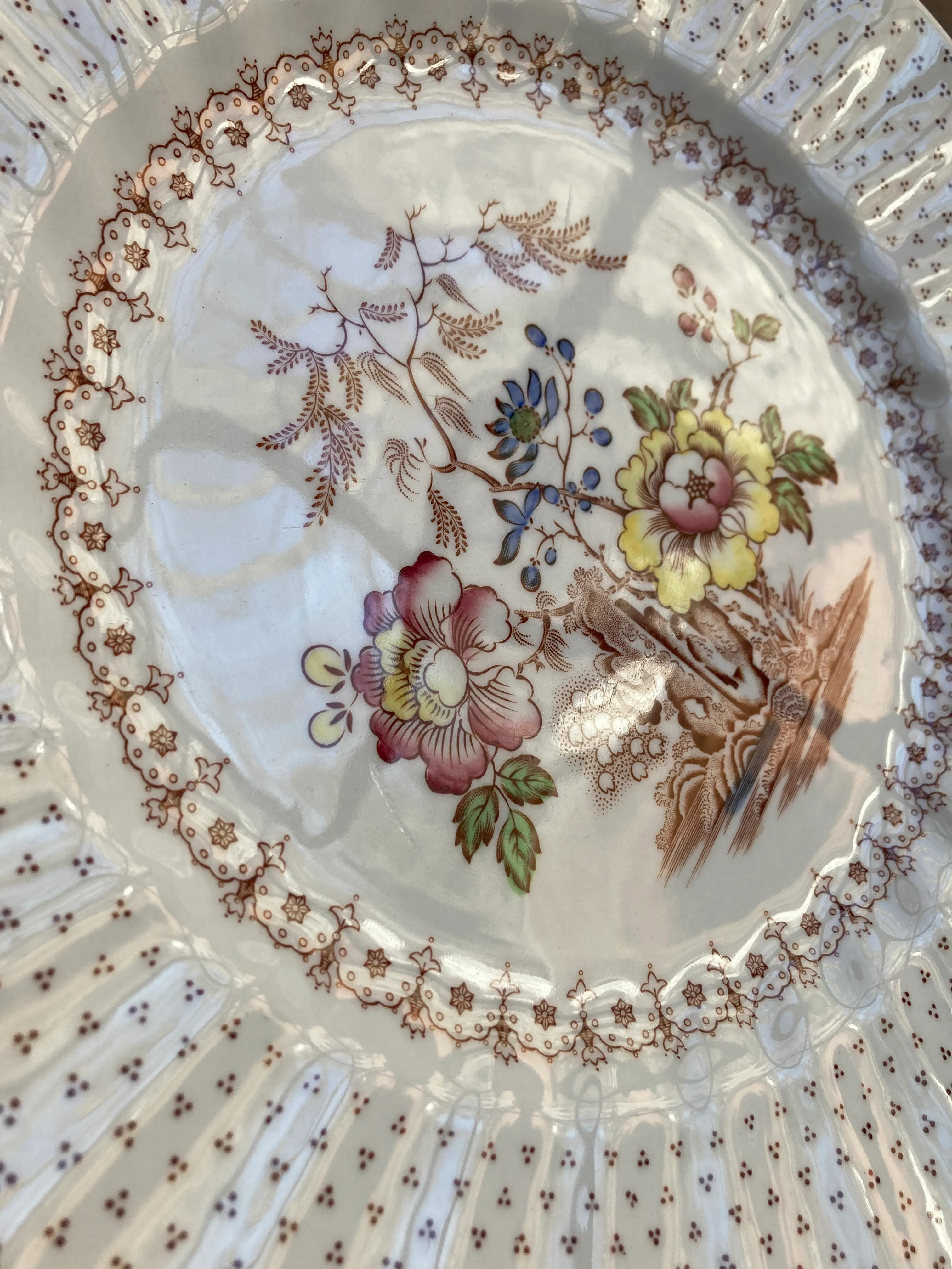4 Assiettes à Dessert Royal Doulton English Bone China - CARNATION - Vintage
