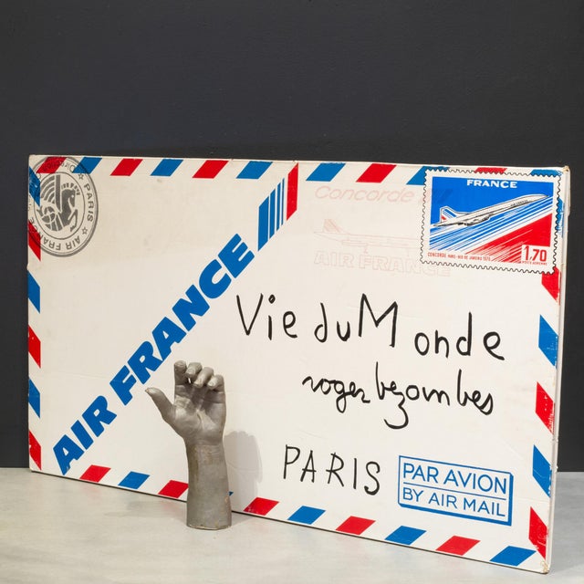 Modern Vintage Concorde Air France Oversized Envelope For Sale - Image 3 of 4