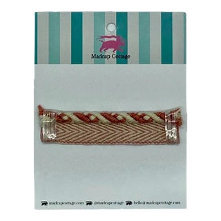 Knot's Landing 1/4" Flange Trim Southampton Pink Sample For Sale