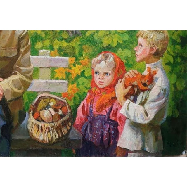 1970s 1970s Lenin Portrait Oil Painting, Original Art For Sale - Image 5 of 6