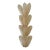 Huge Scenographic Wall Sconce in Amber "Graniglia" Leaves Murano Glass bY Simoeng For Sale
