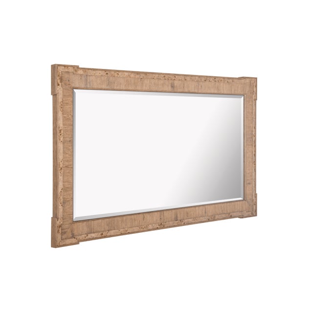 Clear mirror May be hung vertically or horizontally.