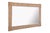 Clear mirror May be hung vertically or horizontally.