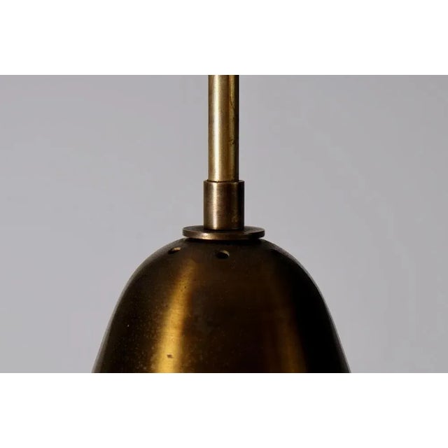 1950s Brass Ceiling Lamp attributed to Hans Bergström, 1950s For Sale - Image 5 of 11