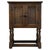 Small Antique English Oak Cabinet, 1900s For Sale - Image 11 of 11