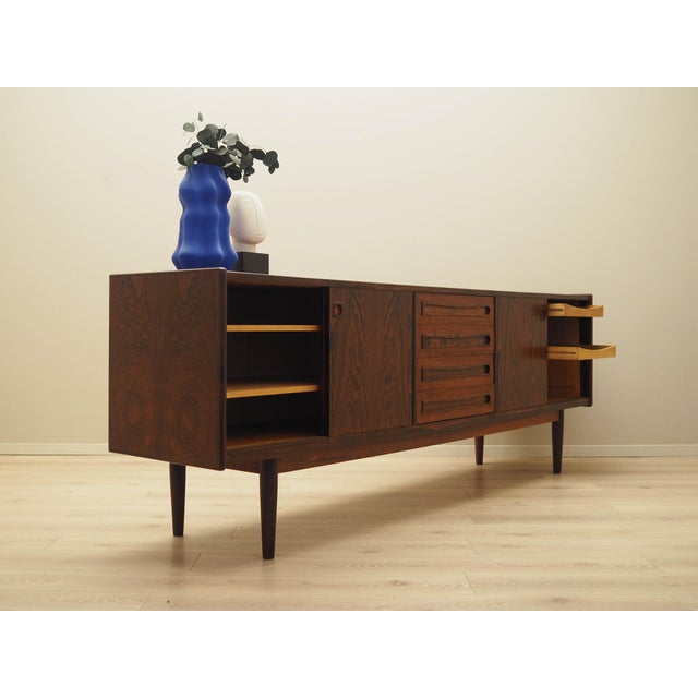 Wood Danish Rosewood Sideboard by Johannes Andersen for Uldum Møbelfabrik, 1960s For Sale - Image 7 of 17