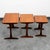 Mid Century Danish Modern Nesting Tables Attributed to Kai Kristiansen Teak Set 3 Denmark MCM For Sale - Image 9 of 10