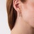 Edwardian Style 2.34 Carat Diamond Platinum Gold Drop Earrings, A Pair For Sale - Image 4 of 5