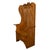 Antique 19thC English Pine Lambing Chair Hall Bench Settle With Drawer 1860 For Sale - Image 9 of 9