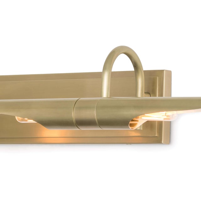 Inspired by the classic museum fixture, the Redford Picture light is crafted in steel with a plated finish. This fixture's...