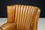 Sculptural Barrel-Back Wing Chair in Patinated Cognac Leather, 1870 For Sale - Image 6 of 14