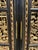 Late 20th Century Heavily Carved Black Asian Cabinet With Gold Doors and Red Interior For Sale - Image 11 of 13