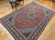 Red Antique Persian Tabriz Mahi Rug, Hand-Knotted Wool & Silk, Herati Geometric Pattern, Red & Ivory, 7x10 For Sale - Image 8 of 17