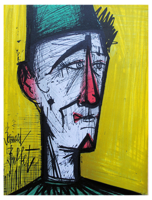 Bernard Buffet, Jojo the Clown, Original Lithograph