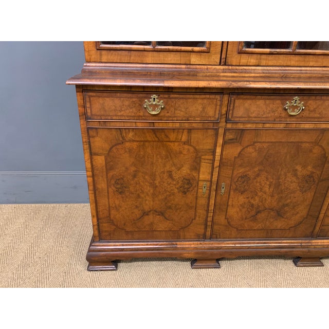 Burr Walnut Bookcase from Waring & Gillow, 1910 For Sale - Image 9 of 18