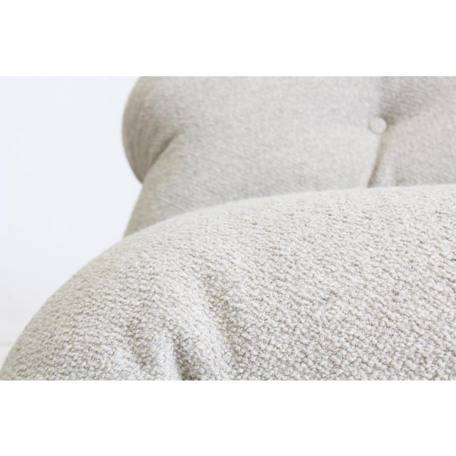 Textile Soriana Three-Seater Sofa by Afra and Tobia Scarpa for Cassina, 1970s For Sale - Image 7 of 13