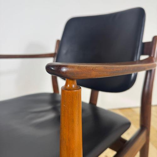 Wood Mid-Century Danish Model 402 Chair in Rosewood by Børge Rammeskov for Sibast Møbler For Sale - Image 7 of 10