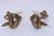 1950s Pair of Antique French Style Brass Electrified Wall Sconces For Sale - Image 5 of 12